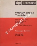 Book cover of Passenger Services Timetable - London (Paddington), West of England, South Wales & West Midlands including suburban services 6 March 1967 to 5 May 1968 by British Rail Western Region